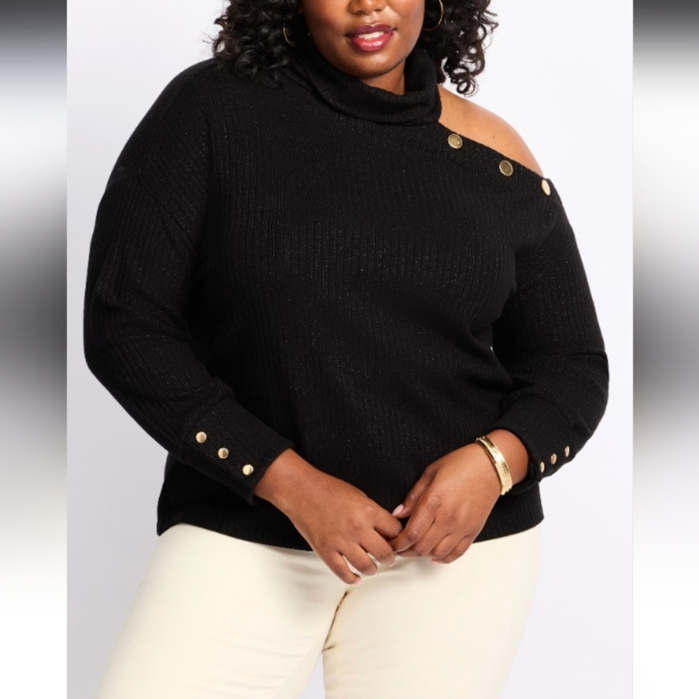 Design History Cowl Neck Sweater